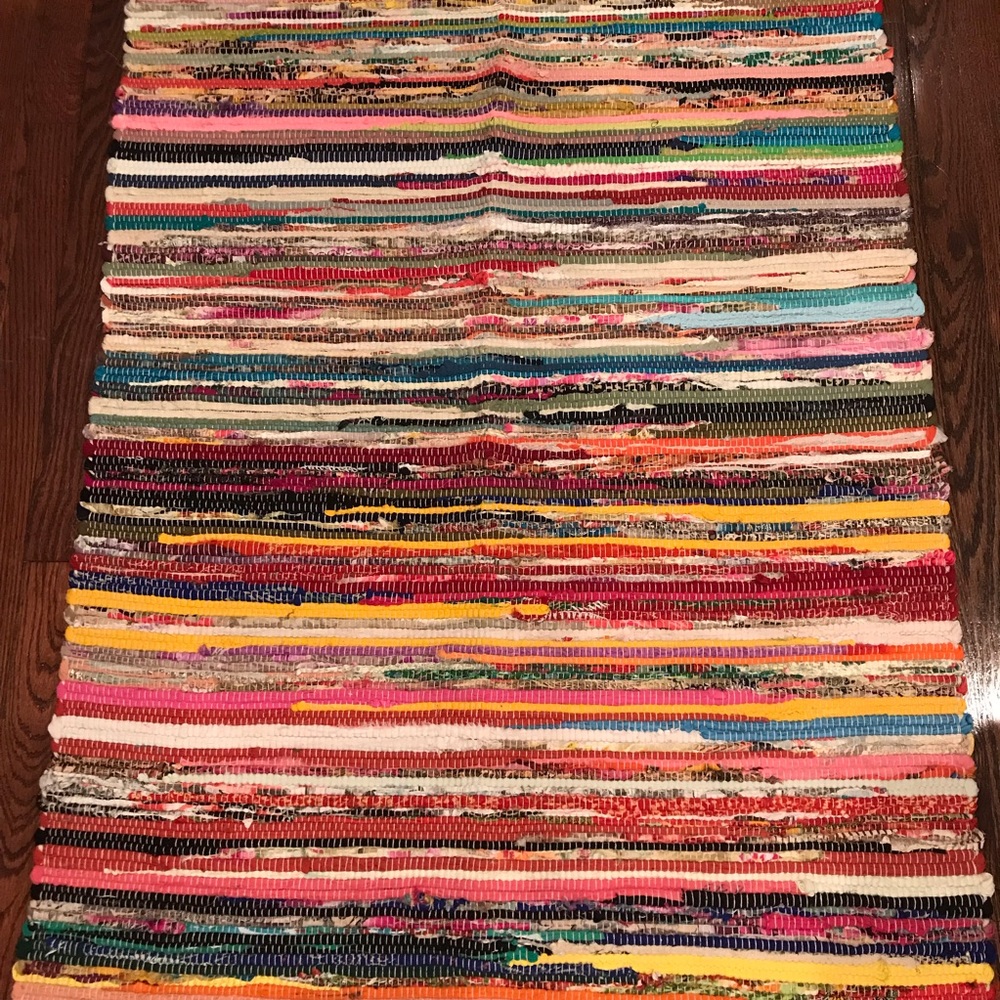 Chindi | Colorful Woven Rag Rug - Picture 3 of 7